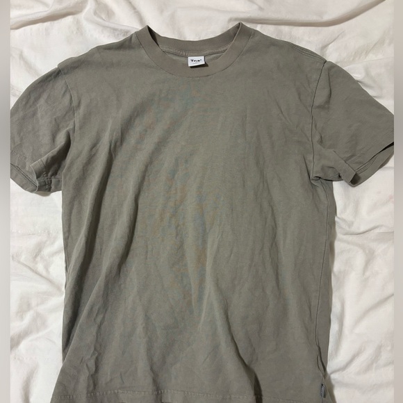 TNA sage green tee (worn) - Picture 1 of 3